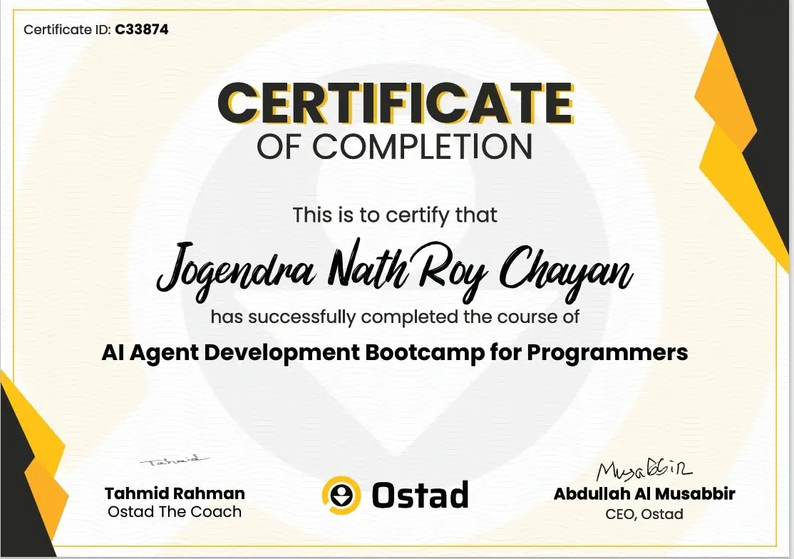 AI Agent Development Bootcamp